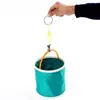 Cubo de Pesca, Cubo de Agua Portátil Plegable, Viene con Cuerda de Agua, Cubo para Equipo de Pesca de Peces y Camarones, Regalo de Pesca de Lona