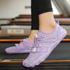 Tenis de interior para hombre y mujer antideslizantes con absorción de impactos para correr y fitness, zapatos de yoga de suela blanda para entrenamiento en gimnasio