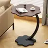 Mesa lateral creativa de pétalos de doble capa para almacenamiento en casa personalizada, mesita de noche, mesa lateral para sofá de sala de estar, mesa de café, transfronterizo