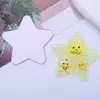 Estrella de Cinco Puntas Acrílica Infantil Impresión DIY Zuecos Accesorios para el Cabello Infantiles Pinza de Mariposa Materiales para Joyería Hecha a Mano