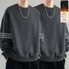 Camiseta de Manga Larga para Hombre Destacada, Marca de Moda, Forro Polar, Top Otoño-Invierno, Sudadera, Camiseta Interior Juvenil, Camiseta Base