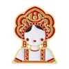 Set de Broches de Construcción Matrioska Temática Rusa, Accesorios Culturales Regionales Vintage, Insignias Versátiles para Decoración de Ropa