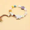 Venta al por mayor del fabricante Pulsera de Cerámica de Estilo Chino Nuevo de Nicho Pulsera Magnética de Perlas de Estrella de Mar Pulsera para Niños Joyería Retro de Estilo Nacional Venta al por mayor