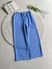 Pantalones de Gauze de Burbujas a Cuadros Encogidos con Sal, Secado Rápido para Hombres y Mujeres, Pantalones Casuales de Pierna Ancha Relajados de Verano con Efecto de Caída, Pantalones de Pierna Recta para Caminar