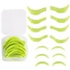 Pala de Silicone Colorida Transparente Nova para Permanente de Cílios, Borda Girassol, Ferramenta Auxiliar para Permanente de Cílios, 7 Pares