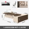 Conjunto Mesa e Cadeira de Chefe, Mesa Executiva Individual para Presidente ou CEO, Mesa Executiva Grande em Novo Estilo Chinês, Mobiliário de Escritório, Luxo Leve e Moderno
