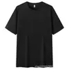 Camiseta de Algodón con Amoníaco Líquido Personalizada, Algodón Mercerizado de Alta Calidad, Manga Corta, Unisex, Nuevo Modelo 2026, Camiseta de Seda de Hielo, Top de Verano con Estampado