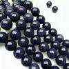Arena Azul Suelta Cuentas Cielo Estrellado Arena Azul Redondas Cuentas Sintéticas Azules Semiacabados Joyería Hecha a Mano DIY con Cuentas Sueltas