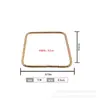 Caixa de presente de bolsa atacado ferragens para bolsa de couro alça de metal acessórios de ferragens para bolsa alça de mão anel decorativo fivela