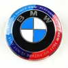 Aplicable a logo original de coche BMW logo frontal y trasero con fondo negro original 82mm74mm capó del motor maletero logo del coche