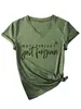 Não Perfeito Apenas Site Independente Amazon Wish Camiseta Casual e Confortável Feminina Gola V Manga Curta Camiseta Básica
