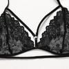 Sujetador de encaje inalámbrico sin costuras de talla grande europeo y americano, tentación sexy para mujer, popular, pecho grande, traje de ropa interior pequeña
