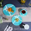 Marca T Mismo Estilo Serie de Lazos Taza Doble Taza con Platillo Grande y Pequeño Par Empaque de Caja de Regalo Venta al por Mayor Dropshipping