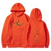 Marca de moda transfronteriza suéter retro casual con capucha unisex suelto para pareja suéter de impresión pesada otoño e invierno