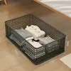 Caja de Almacenamiento con Ruedas para Debajo de la Cama Gabinete Extraíble Debajo de la Cama Bandeja Móvil para Ropa Plana Juguetes en Casa Estante de Almacenamiento Móvil