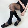 Meia-calça Fina Ultra-fina Feminina com Elemento de Natal Pequeno e Fofo Cor Branca Leite Doce Fina Cor da Pele Preta Meia-calça Sexy Feminina