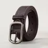 Cinturón para Mujer de Cuero PU Hebilla de Pin Simple Versátil Decorativo Estilo Coreano Casual Cinturón de Cuero Suave para Combinar con Falda Jeans