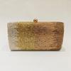 Bolsa de Cristal JXL Gradiente Pequeno Diamante Vazado Clutch de Noite Bolsa de Ombro com Corrente Bolsa de Noite com Corrente Bolsa Feminina