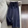 Calça Jeans Rasgada Azul Escuro Slim Fit com Zíper 2026, Calça Casual de Corte Curvo Emagrecedora Atacado H13BD18876
