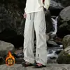 Pantalones de Exterior Personalizados/Estilo Nuevo Primavera 2026 para Hombres y Mujeres, Rectos de Moda, Sueltos, Transpirables, Tallas Grandes, Negros, Pantalones de Trabajo
