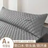 Funda de almohada larga acolchada anti-saliva anti-aceite para el cabello doble funda de almohada pareja tira larga funda de almohada integrada resistente a la suciedad especial para núcleo de almohada