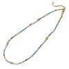 Collar Popular de Estilo Bohemio Transfronterizo, Cuentas Cuadradas de Concha Creativas, Cuentas de Cristal, Cuentas de Arroz Hechas a Mano para Mujer