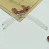 Cadena corta de cuentas de vidrio con hebillas en ambos extremos, accesorios, colgantes, accesorios para cadena de bolso