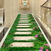 Alfombra para Pasillo Cortable en 3D Pasillo Pasillo Pasillo Escaleras Alfombrilla de Piso Entrada de Puerta Alfombra Larga para el Hogar Hotel Alfombrilla Antideslizante
