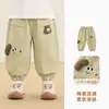 Kaka Panda Ropa Infantil Pantalones Tejidos para Niños Pantalones Largos para Niños Pantalones de Otoño para Niñas Ropa de Otoño para Bebés Pantalones Casuales para Bebés