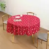 Venda Direta da Fábrica Toalha de Mesa Redonda Xadrez Descartável Amazon Peva Festa de Aniversário Plástico Toalha de Mesa Impermeável e à Prova de Óleo