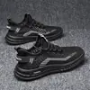 Zapatos Deportivos Casuales para Hombre de Malla Flyknit, Tendencia de Verano de Comercio Exterior, Tenis Transpirables de Caña Baja, Zapatos Versátiles de Moda en Tallas Grandes