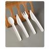 Cubiertos Desechables de Pulpa para Comercio Exterior Transfronterizo, Cubiertos Biodegradables Comerciales y para el Hogar, Cucharas para Sopa, Cucharas para Llevar, Utensilios de Grado Alimenticio