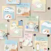 Infeel.Me Notas Adhesivas Pequeñas Traviesas Creativas Lindos Gatos Divertidas Notas Adhesivas para Estudiantes Papel para Mensajes en la Pared