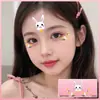 Conejito Lindo Patrón Pegatinas de Tatuaje para Niños Impermeables Larga Duración Lindas Pegatinas para Cejas de Performance Escénica Maquillaje Facial
