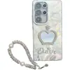 Funda para Teléfono Móvil Pulsera Espejo Corona Electrochapada IMD Adecuada para Apple 16E Película para Lente 15 Estilo Girly 14 Sentido de Alta Gama 13
