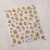 Adesivos de Unha Tensor 3D Girassol Ts-3739 Série de Flores e Frutas Relevadas Estilo Fresh Ins