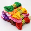 No. 20.5m Hilo de Jade Materiales Hechos a Mano DIY Cuerda Multicolor Cuerda para Tejer Nudos Chinos Accesorios para Pulseras Materiales de Hilo Multicolor