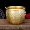 Pote Tesouro de Latão, Pote da Fortuna, Deus da Riqueza das Cinco Direções, Fluxo Diário de Riqueza, Fortuna das Quatro Estações, Pote Cigana Dourada, Decoração de Loja