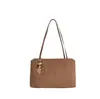 Bolso pequeño cuadrado de moda estilo coreano para mujer de este año, nueva colección otoño 2026, color liso, bolso de hombro simple, bolso para el antebrazo para ir al trabajo
