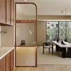 Nuevo Tronco de Madera Maciza Pura China Vestíbulo de Entrada Entrada Estilo Vintage Estética Dinastía Song Pantalla Divisoria Sala de Estar Personalización