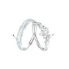 Anéis Luminosos de Casal Oceano e Estrelas para Homens e Mulheres Design de Nicho Moderno Toque de Luxo Anéis de Par Joias para Presente Venda por Atacado
