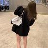 Blazer Feminino Primavera e Outono Novo Estilo Britânico Solto Emagrecedor Casual Terno Pequeno com um Design Elegante para Streetwear