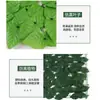 Folhas de Hera Artificial de Plástico Mais Vendidas no Exterior, Cerca Artificial de Plástico, Plantas Verdes para Decoração de Varanda e Jardim, Trepadeiras Artificiais para Decoração
