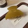 Pinza de Garra para Cola de Caballo de Tamaño Mediano de Alta Gama Estilo Coreano, Pinza de Tiburón de Acetato de Moda para la Parte Posterior de la Cabeza, Accesorio para el Cabello para Mujeres