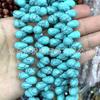 Gota de agua cuentas sueltas superficie de corte ágata agujero horizontal cuentas de gota de agua pulsera DIY collar accesorios de joyería productos semiacabados venta al por mayor