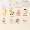 Changjin veado elefante gato urso pardo animal pequeno tridimensional liga pingente de gota de óleo DIY pulseira brincos acessórios de joia