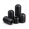Juego de Extremo Cóncavo de Acero Inoxidable 304 Tornillos de Cabeza Hueca Hexagonal Negros Tornillos de Máquina Tornillos de Cabeza Tornillos sin Cabeza M3M4M5M6M8