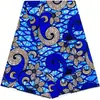 Tela Estampada Africana de Cera Personalizada 24*24 Tela Estampada de Cera de Algodón con Logo de Retrato Logo de Letra Tela para Uniforme Escolar Electoral