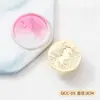 Serie original de sello de laca grabado en relieve plano sello de laca cabeza de sello de latón fabricantes liquidación al por mayor