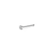 Piercings de Nariz 316 de Aço Inoxidável com Diamantes, Argolas de Nariz para Piercing em Aço Titânio, Piercings de Nariz em L com Zircônia, Venda por Atacado do Fabricante
